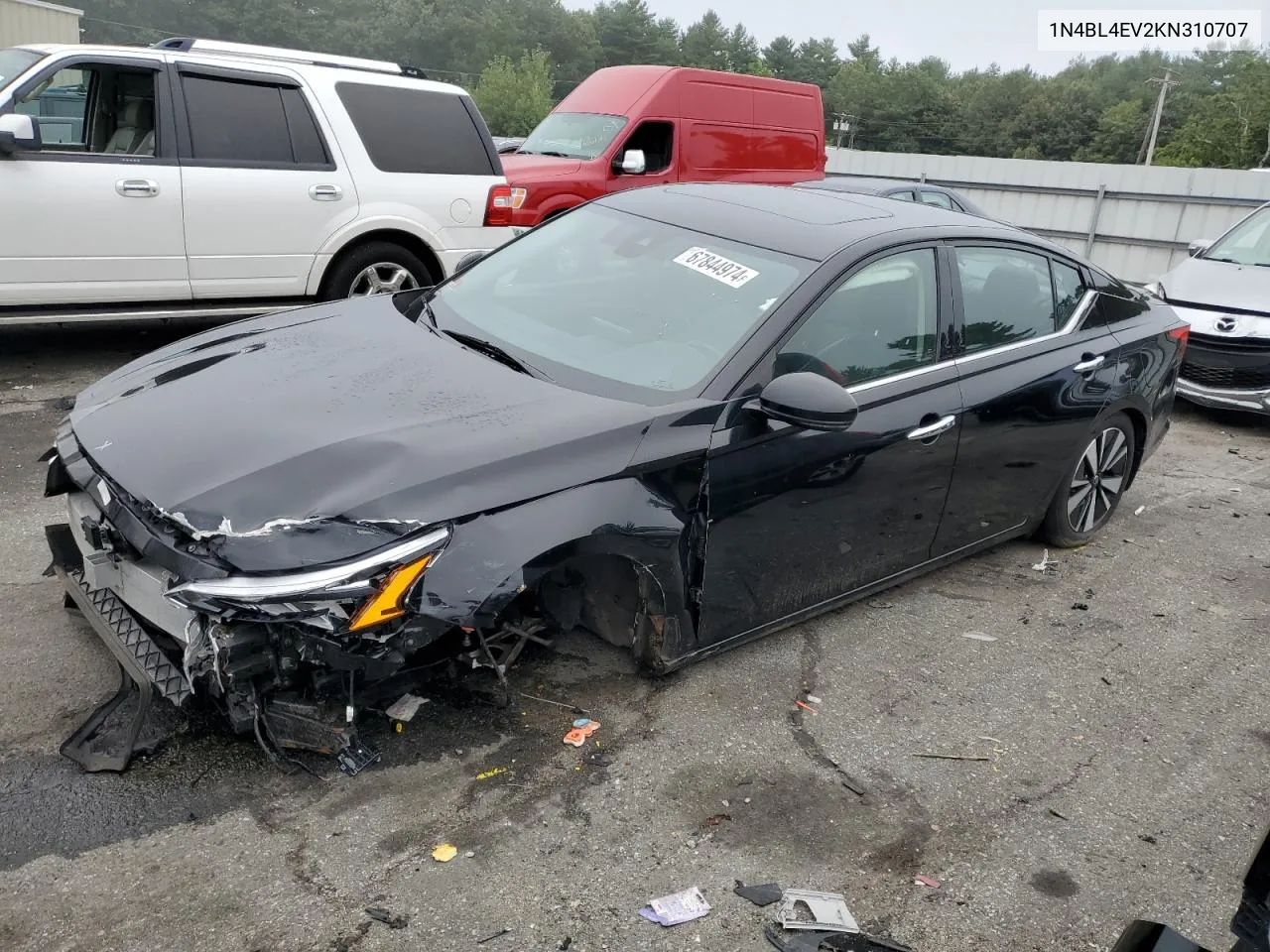 1N4BL4EV2KN310707 2019 Nissan Altima Sl