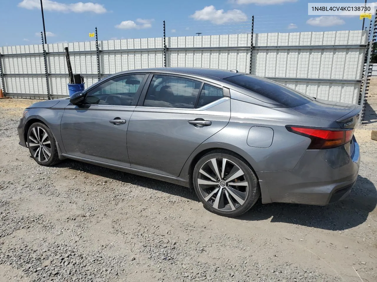 2019 Nissan Altima Sr VIN: 1N4BL4CV4KC138730 Lot: 68144584