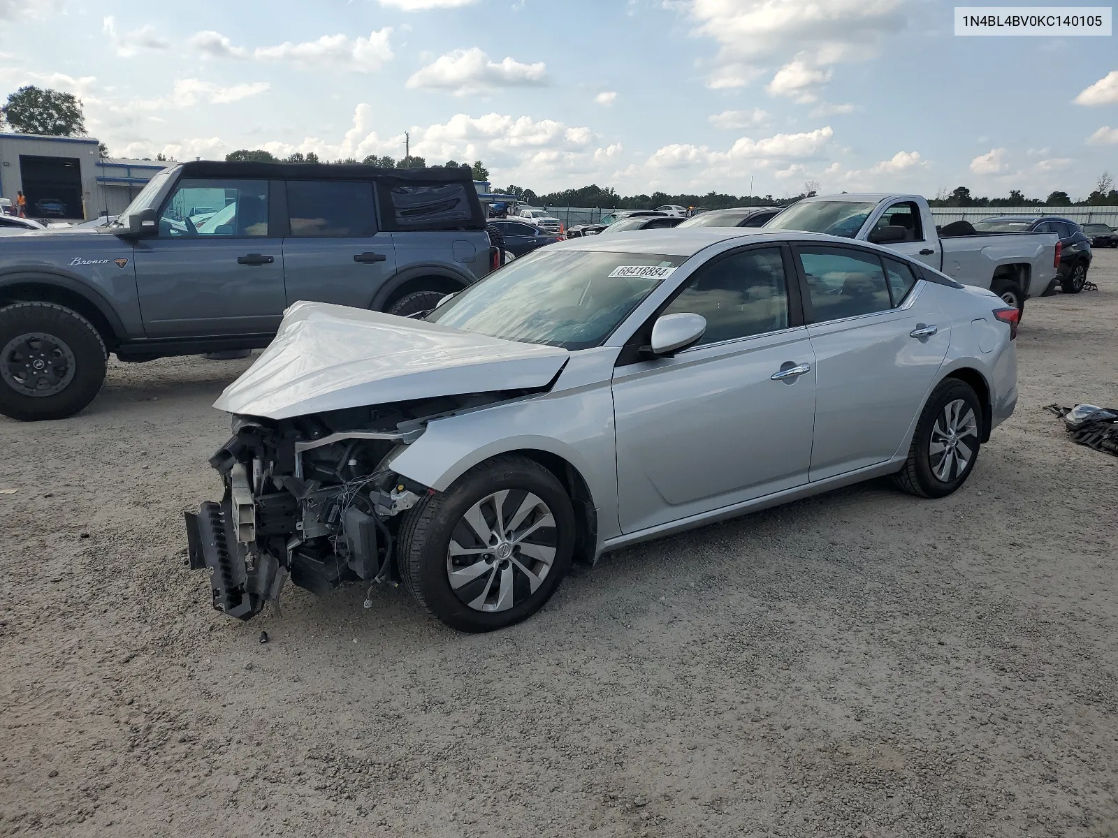 2019 Nissan Altima S VIN: 1N4BL4BV0KC140105 Lot: 68418884