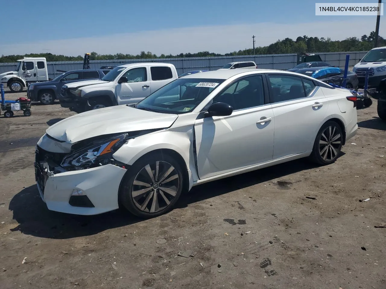 2019 Nissan Altima Sr VIN: 1N4BL4CV4KC185238 Lot: 68620724