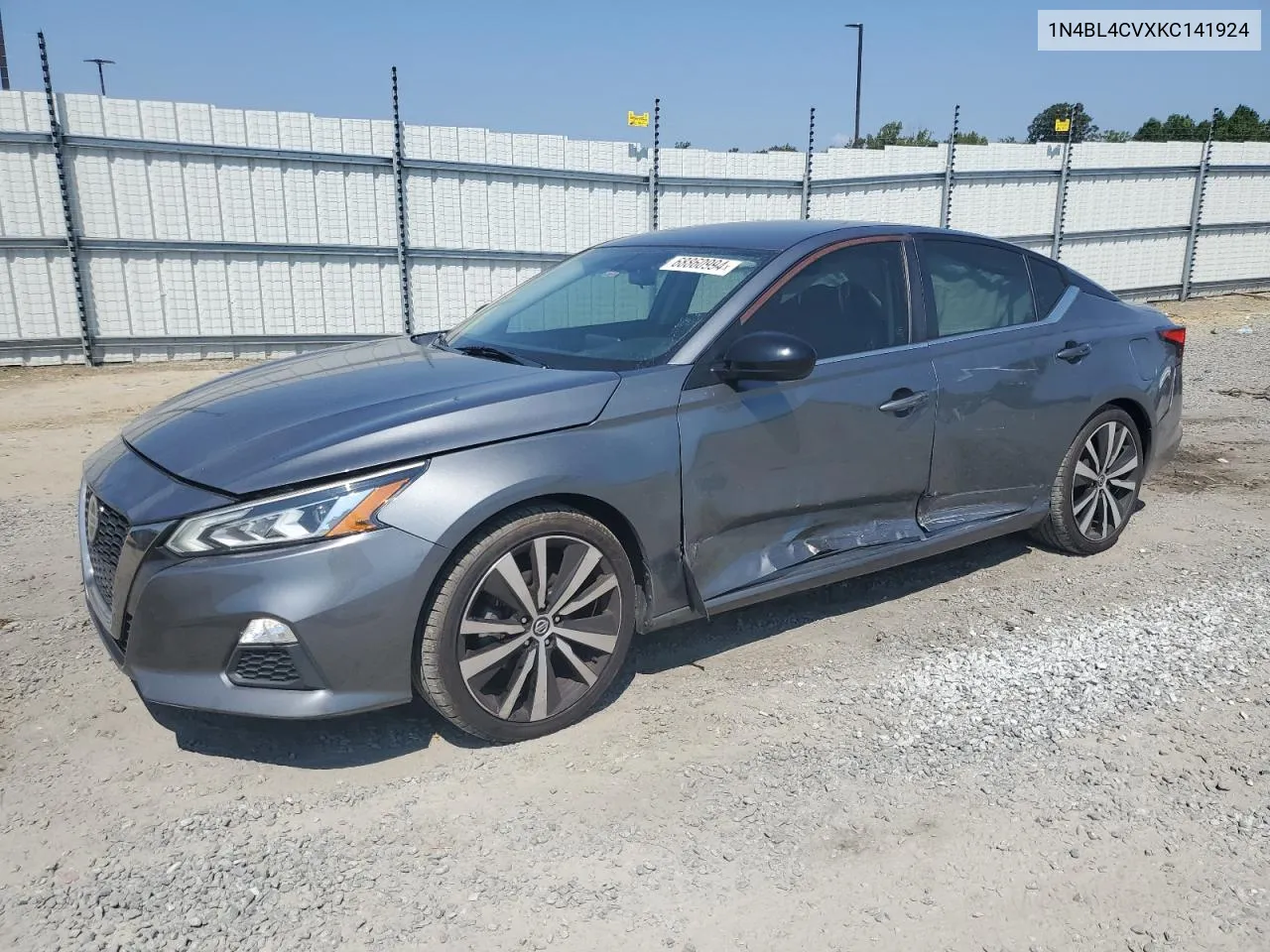 1N4BL4CVXKC141924 2019 Nissan Altima Sr