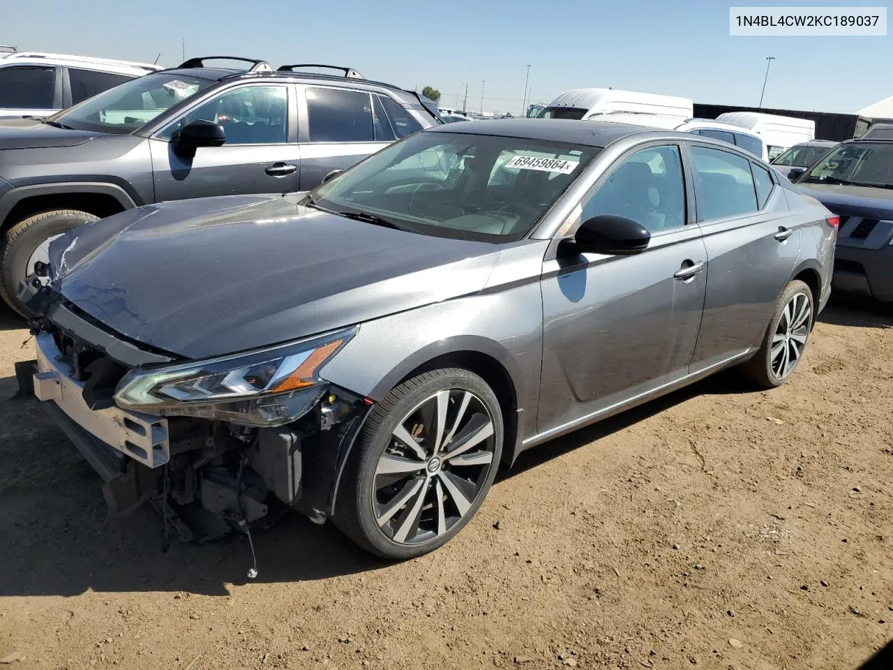 1N4BL4CW2KC189037 2019 Nissan Altima Sr