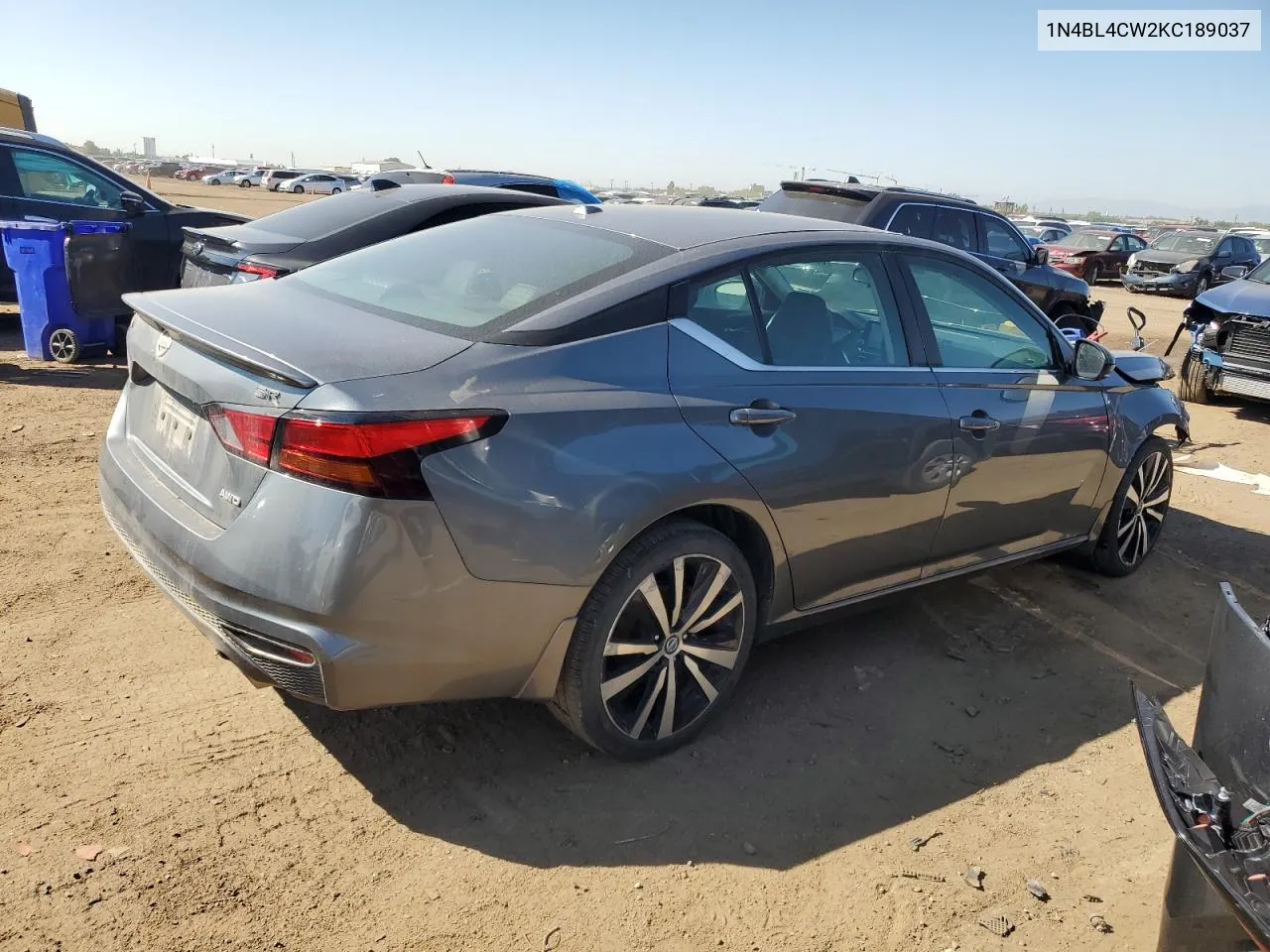 1N4BL4CW2KC189037 2019 Nissan Altima Sr