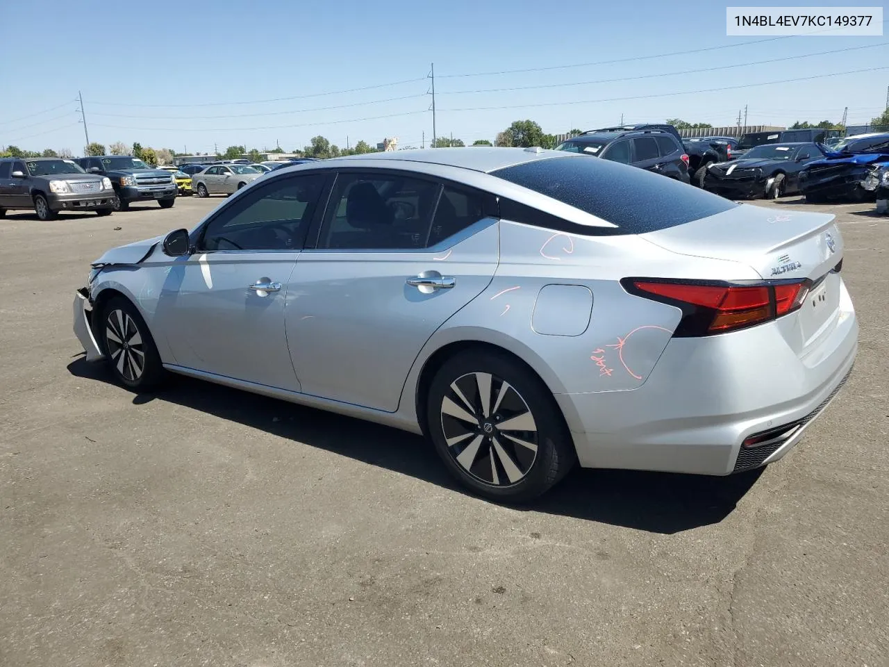 2019 Nissan Altima Sl VIN: 1N4BL4EV7KC149377 Lot: 69607484