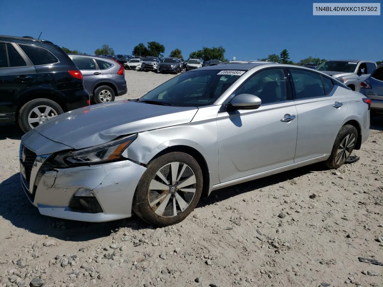 1N4BL4DWXKC157502 2019 Nissan Altima Sv