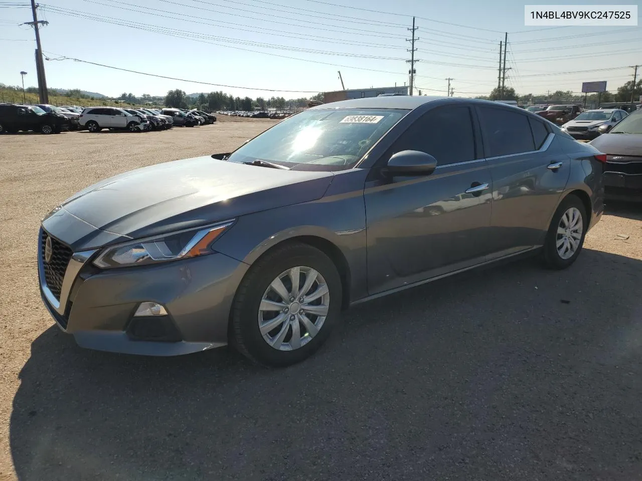 2019 Nissan Altima S VIN: 1N4BL4BV9KC247525 Lot: 69838164