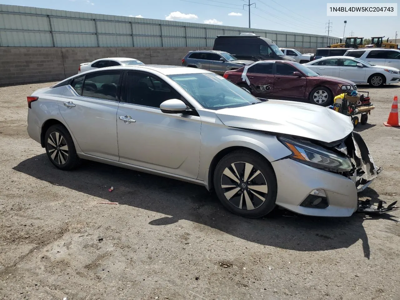 1N4BL4DW5KC204743 2019 Nissan Altima Sv