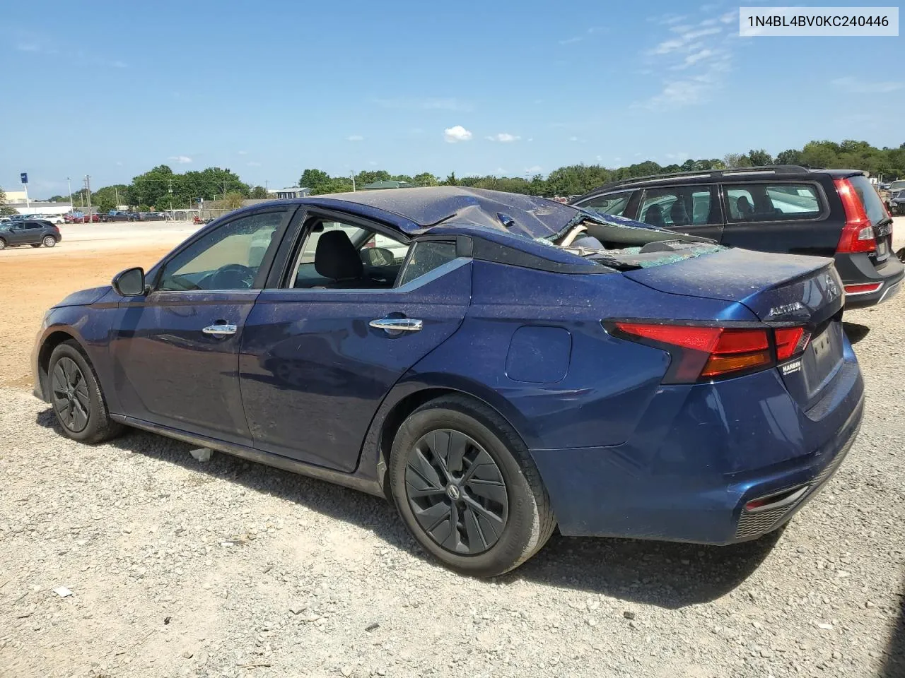 1N4BL4BV0KC240446 2019 Nissan Altima S