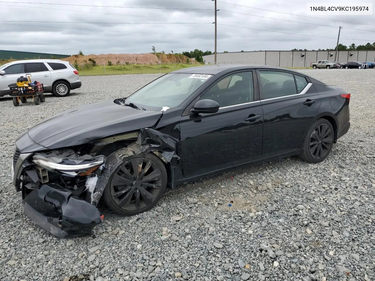 2019 Nissan Altima Sr VIN: 1N4BL4CV9KC195974 Lot: 70450104