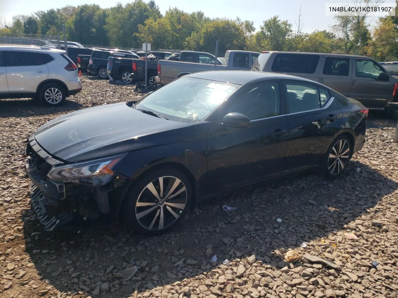 2019 Nissan Altima Sr VIN: 1N4BL4CV1KC181907 Lot: 70547074