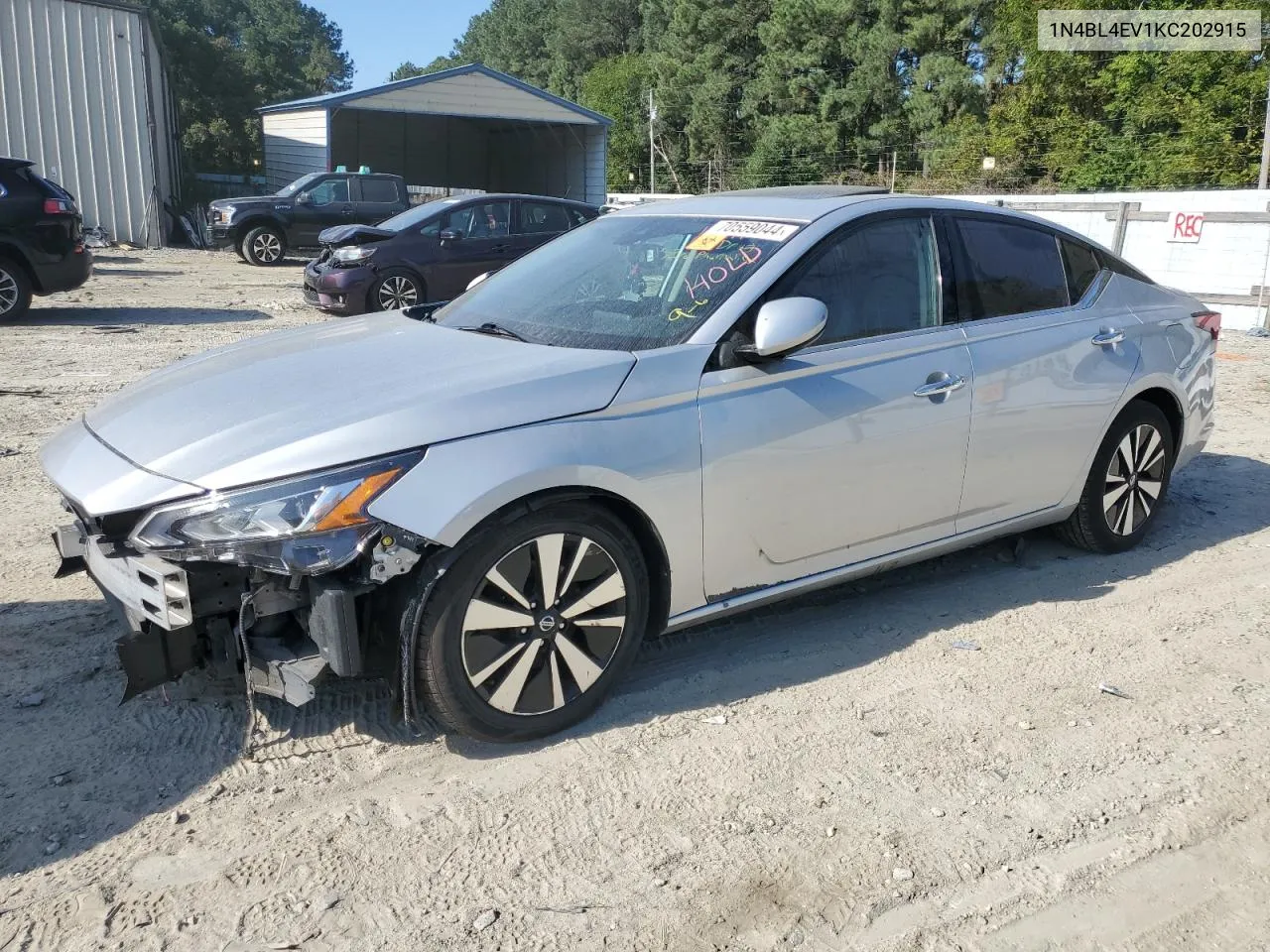 2019 Nissan Altima Sl VIN: 1N4BL4EV1KC202915 Lot: 70559044