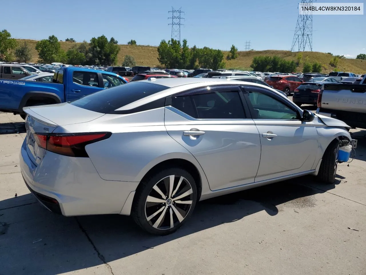 2019 Nissan Altima Sr VIN: 1N4BL4CW8KN320184 Lot: 70586804