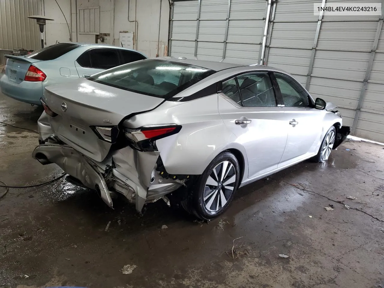 2019 Nissan Altima Sl VIN: 1N4BL4EV4KC243216 Lot: 71019564