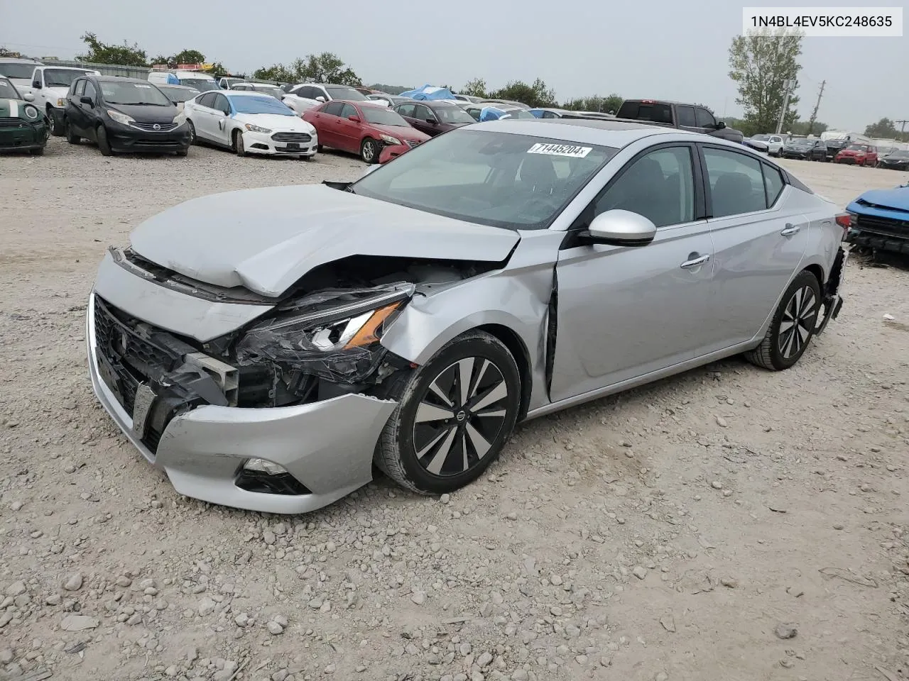 2019 Nissan Altima Sl VIN: 1N4BL4EV5KC248635 Lot: 71445204