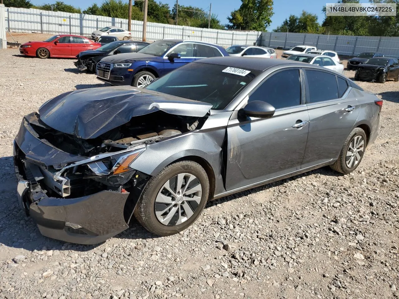 2019 Nissan Altima S VIN: 1N4BL4BV8KC247225 Lot: 71760104