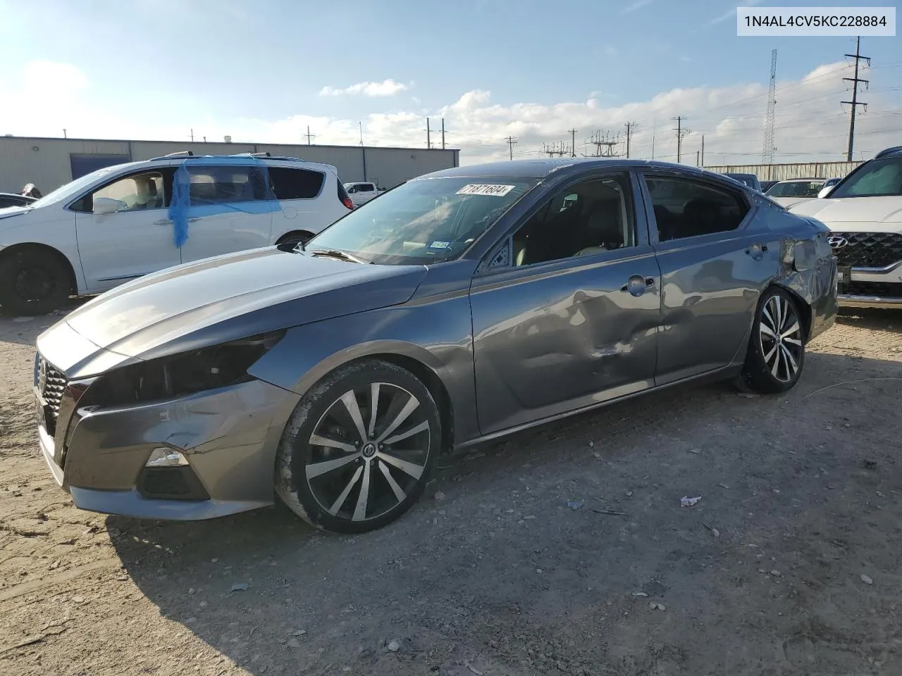 1N4AL4CV5KC228884 2019 Nissan Altima Sr