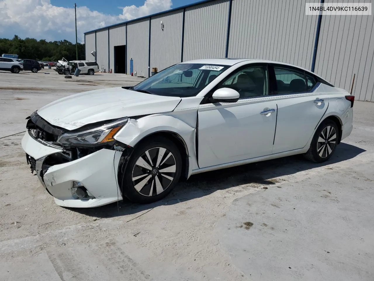 2019 Nissan Altima Sv VIN: 1N4BL4DV9KC116639 Lot: 71890454