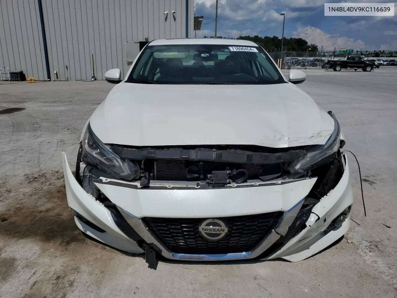 2019 Nissan Altima Sv VIN: 1N4BL4DV9KC116639 Lot: 71890454