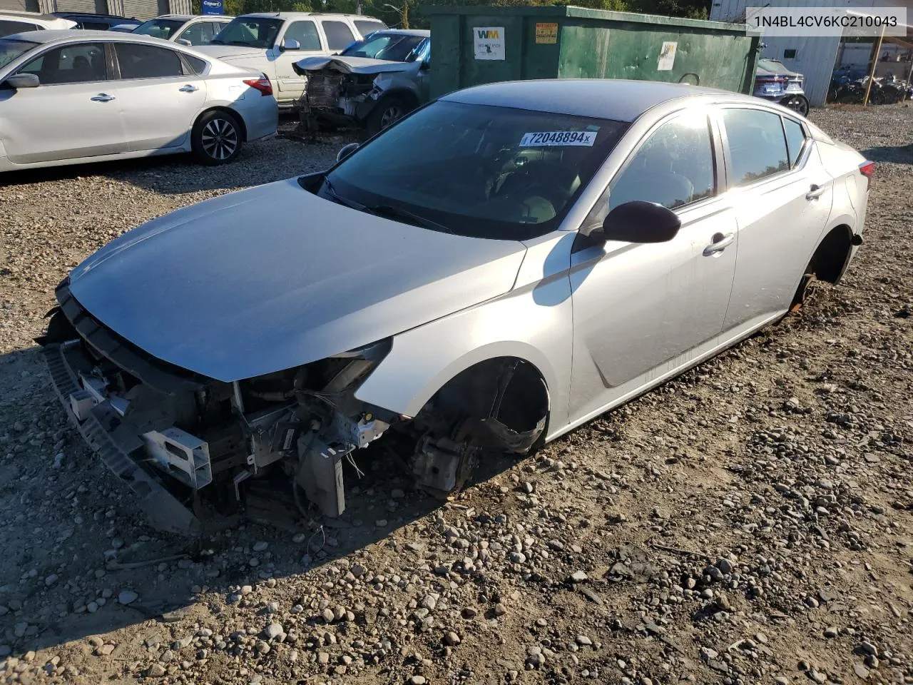 1N4BL4CV6KC210043 2019 Nissan Altima Sr