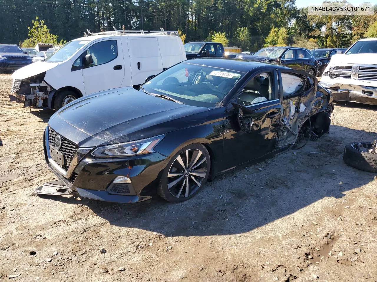 2019 Nissan Altima Sr VIN: 1N4BL4CV5KC101671 Lot: 72776004