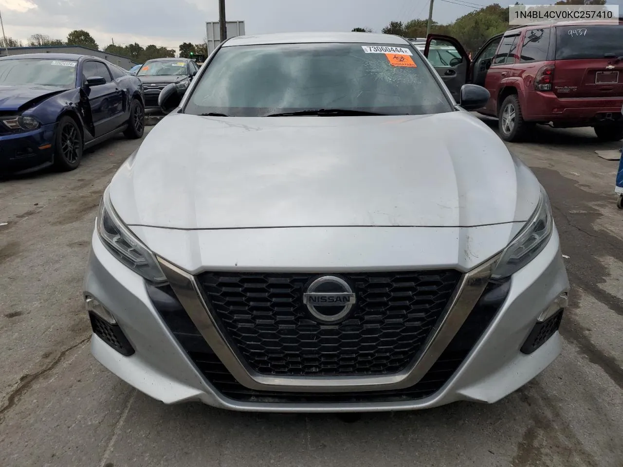 2019 Nissan Altima Sr VIN: 1N4BL4CV0KC257410 Lot: 73060444