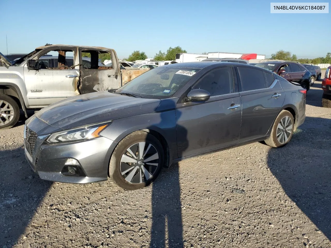 2019 Nissan Altima Sv VIN: 1N4BL4DV6KC184087 Lot: 73501854