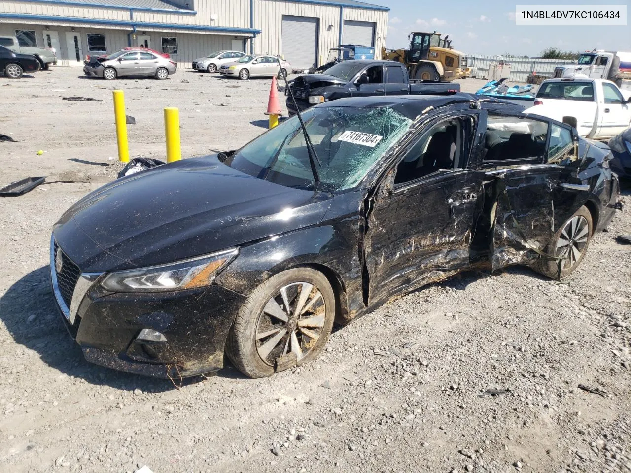 2019 Nissan Altima Sv VIN: 1N4BL4DV7KC106434 Lot: 74167304