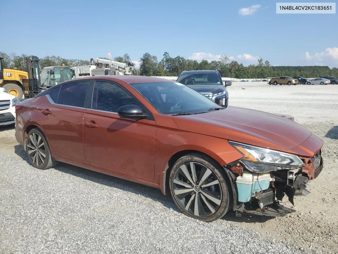 2019 Nissan Altima Sr VIN: 1N4BL4CV2KC183651 Lot: 74352974