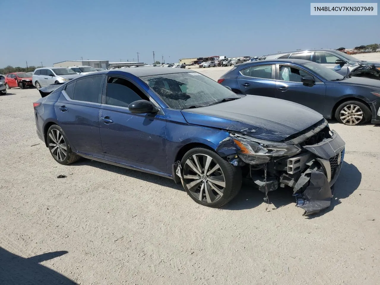 2019 Nissan Altima Sr VIN: 1N4BL4CV7KN307949 Lot: 75538624