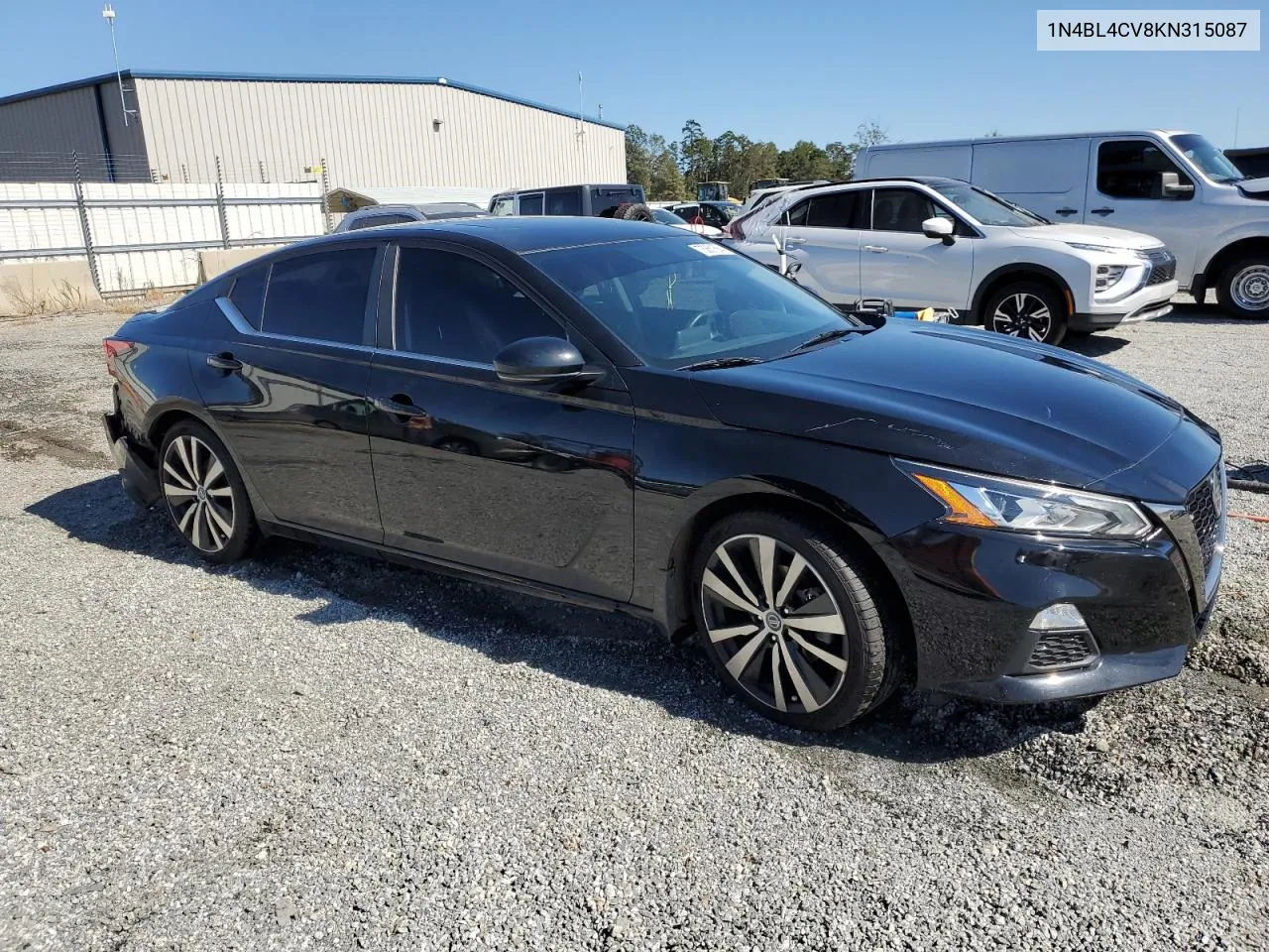 1N4BL4CV8KN315087 2019 Nissan Altima Sr