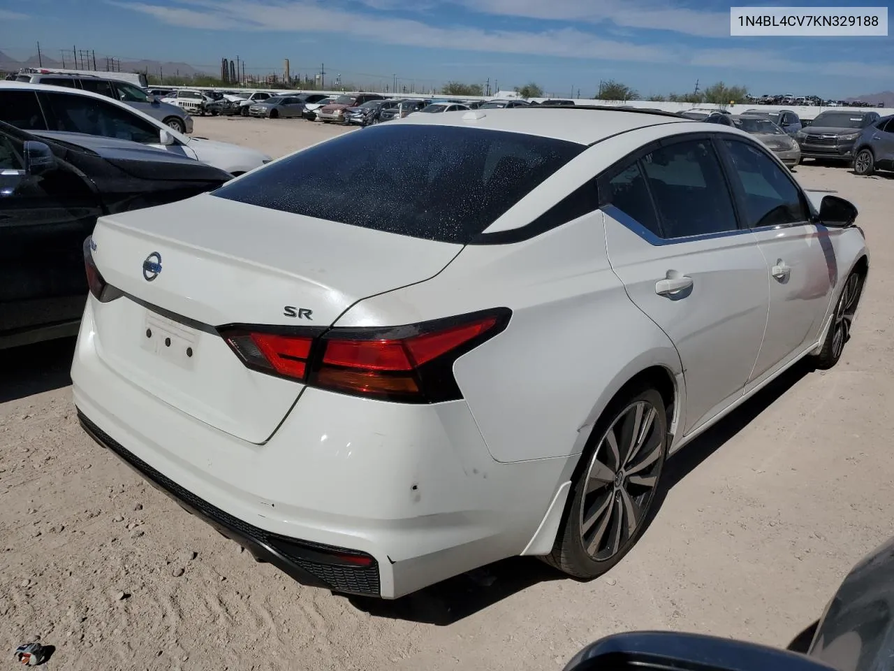 2019 Nissan Altima Sr VIN: 1N4BL4CV7KN329188 Lot: 76921764