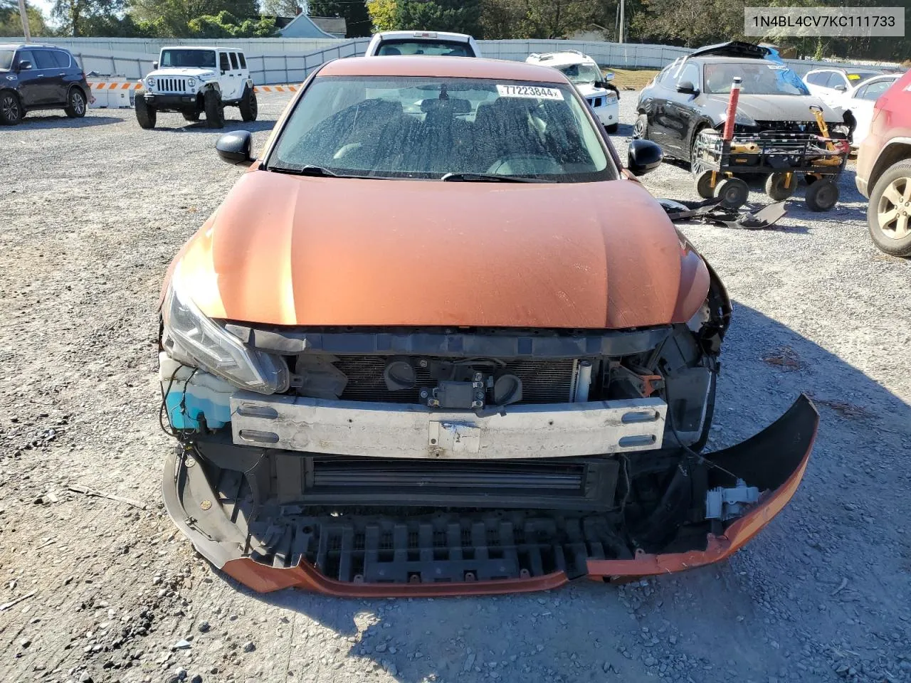 1N4BL4CV7KC111733 2019 Nissan Altima Sr