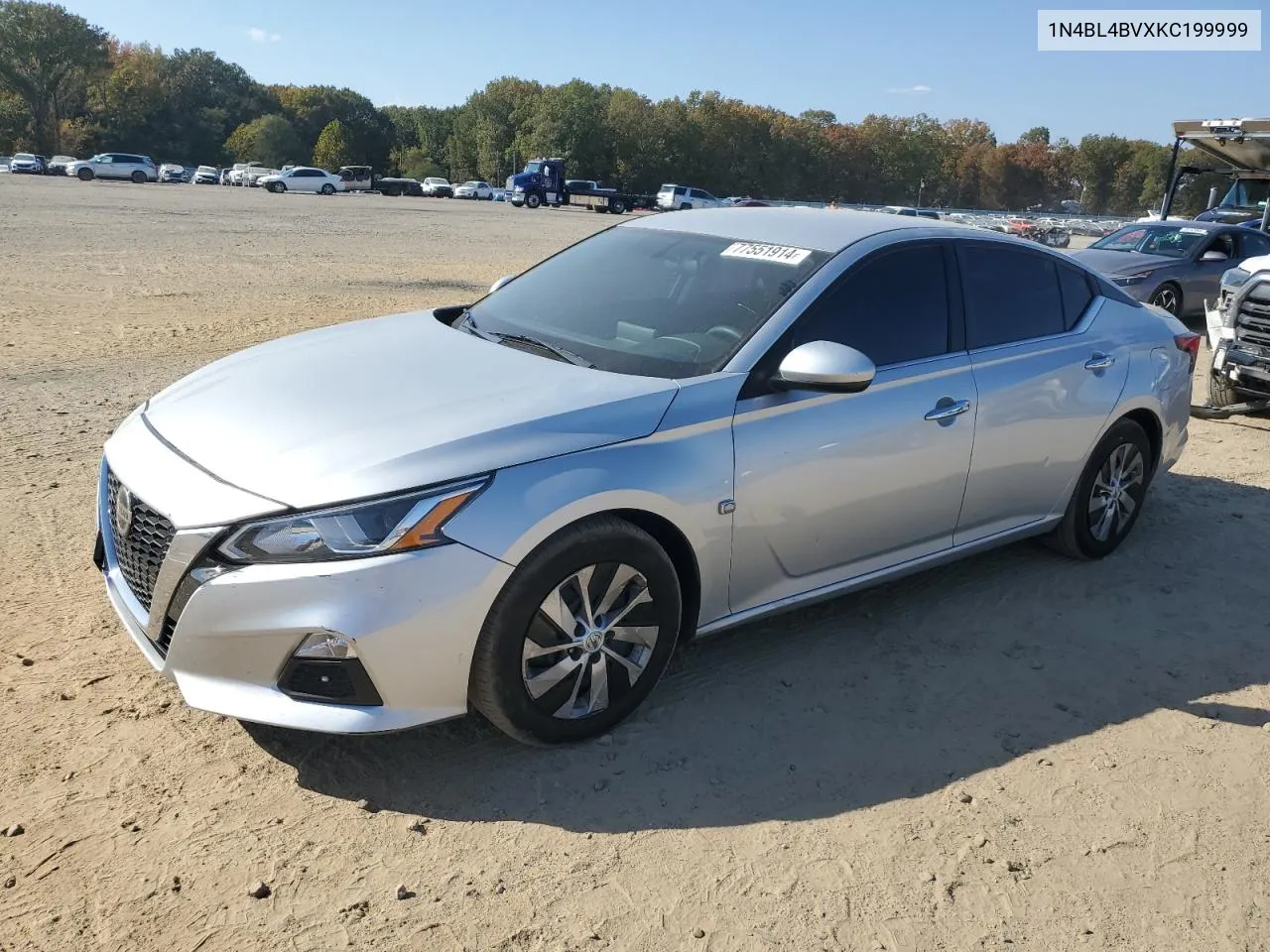 2019 Nissan Altima S VIN: 1N4BL4BVXKC199999 Lot: 77551914