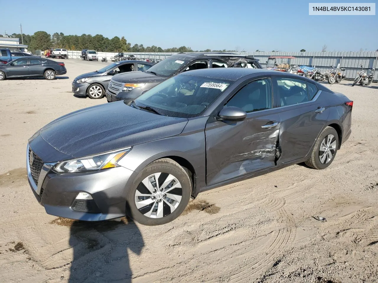 2019 Nissan Altima S VIN: 1N4BL4BV5KC143081 Lot: 77599564