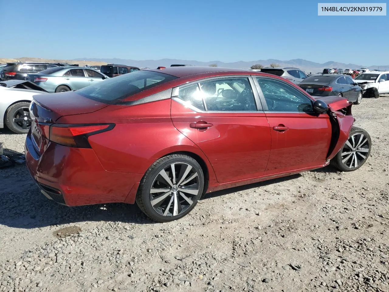 2019 Nissan Altima Sr VIN: 1N4BL4CV2KN319779 Lot: 77891284