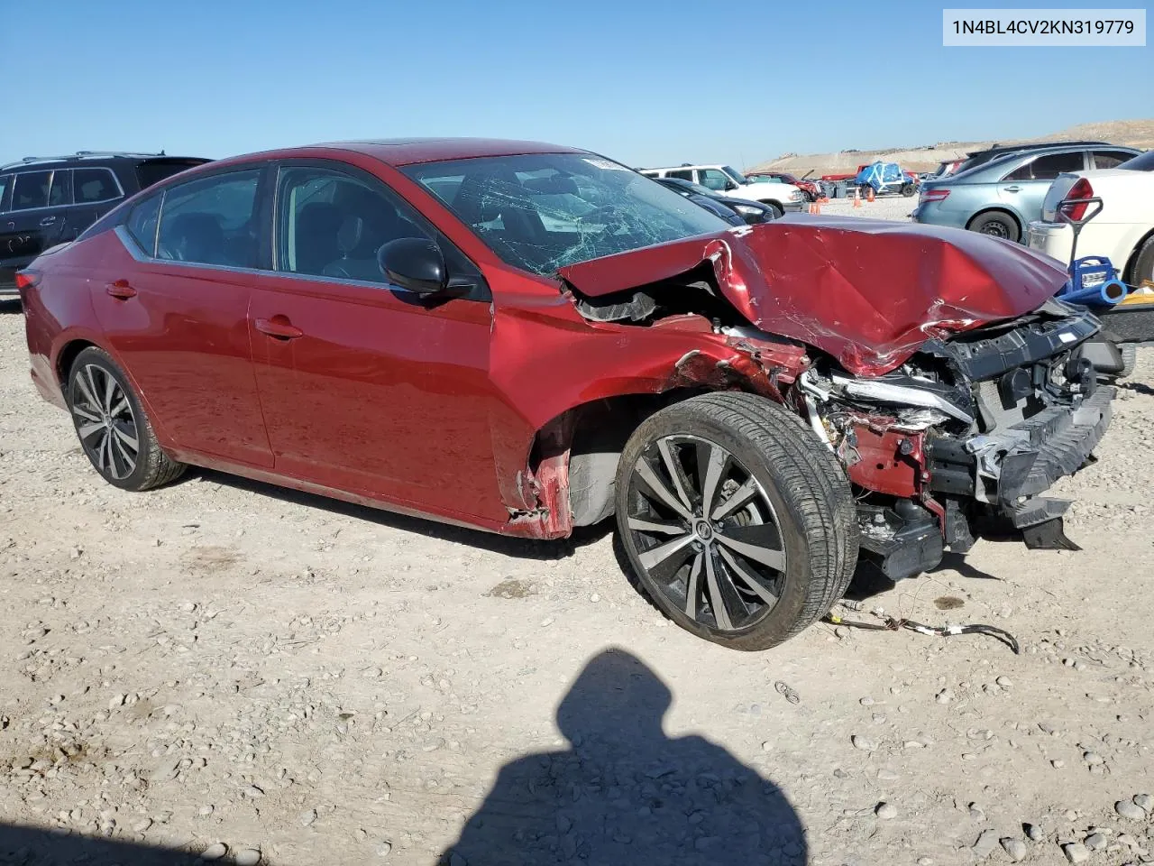 2019 Nissan Altima Sr VIN: 1N4BL4CV2KN319779 Lot: 77891284