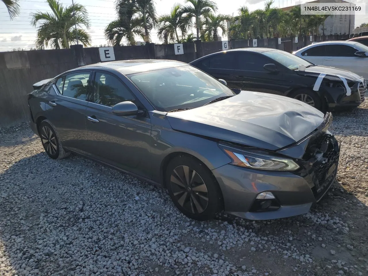 2019 Nissan Altima Sl VIN: 1N4BL4EV5KC231169 Lot: 78508964