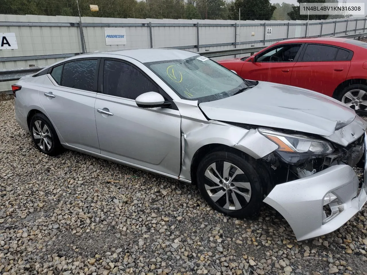 2019 Nissan Altima S VIN: 1N4BL4BV1KN316308 Lot: 78638874