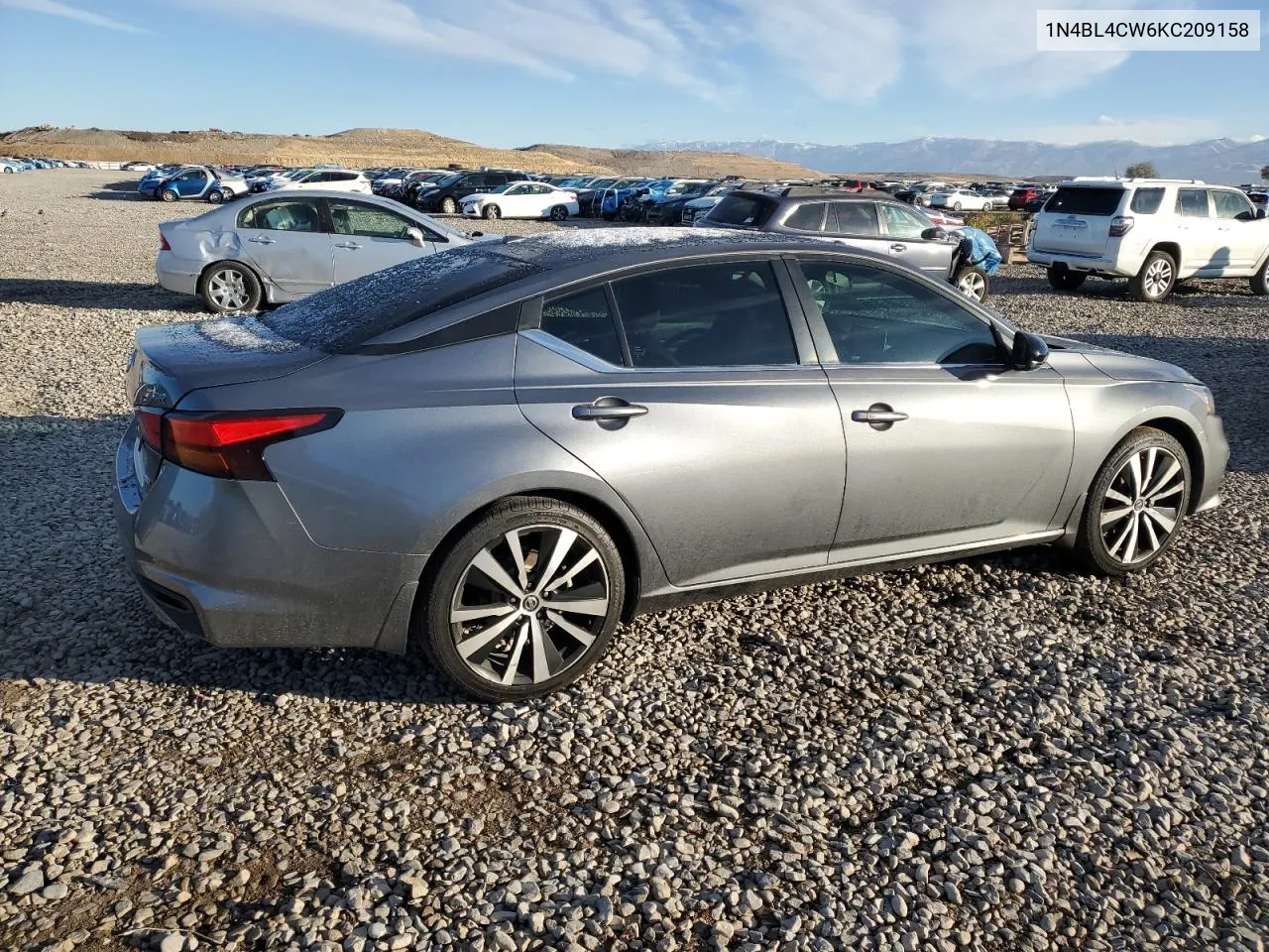 2019 Nissan Altima Sr VIN: 1N4BL4CW6KC209158 Lot: 79140464