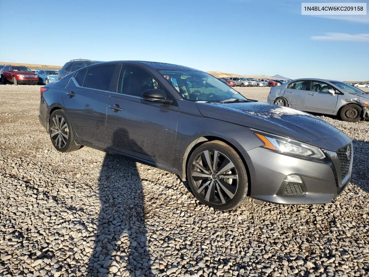 2019 Nissan Altima Sr VIN: 1N4BL4CW6KC209158 Lot: 79140464