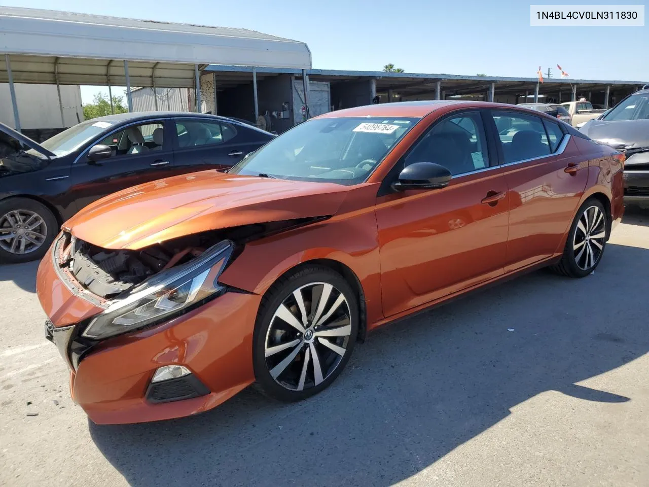 2020 Nissan Altima Sr VIN: 1N4BL4CV0LN311830 Lot: 54096764