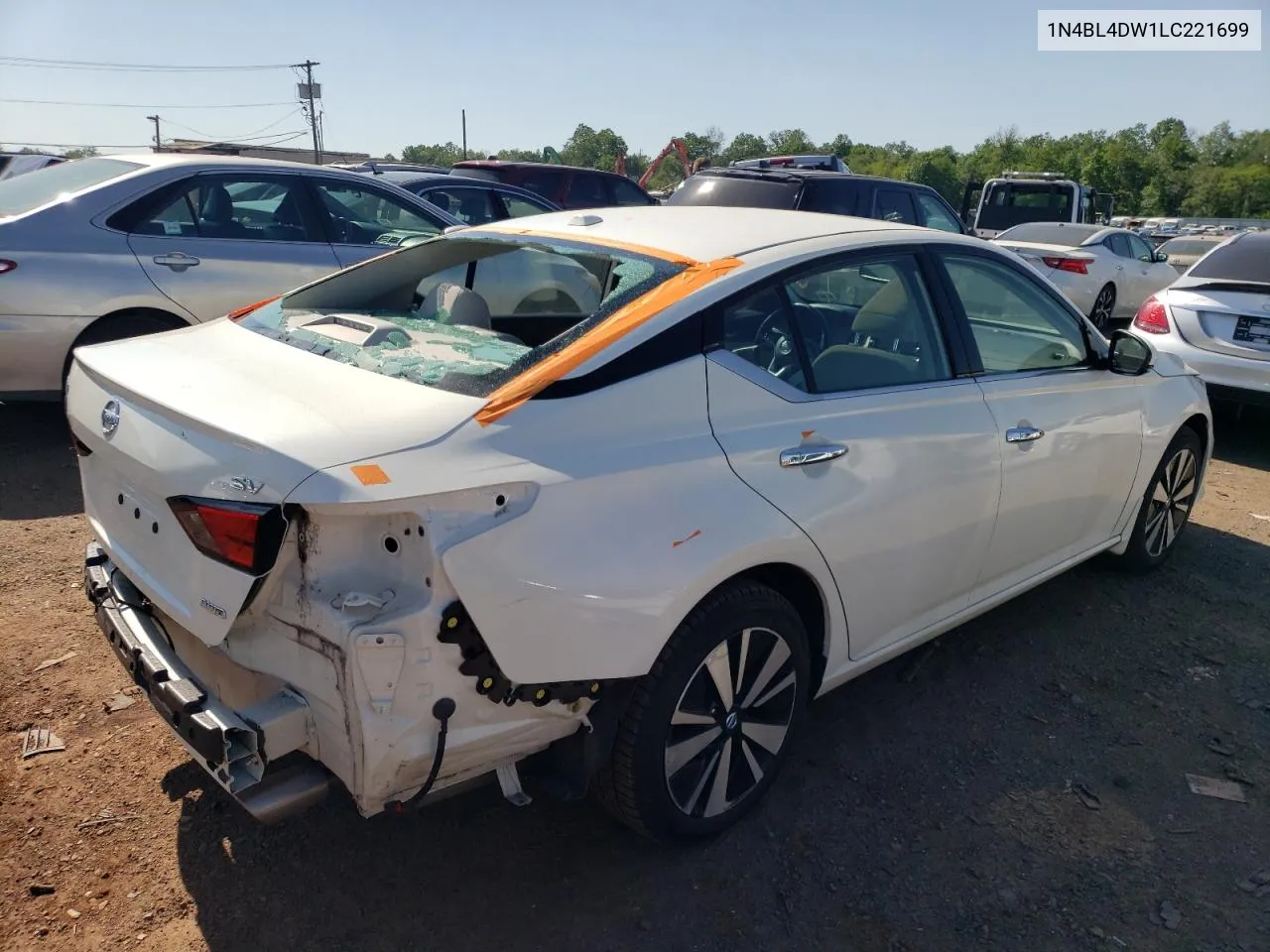 1N4BL4DW1LC221699 2020 Nissan Altima Sv