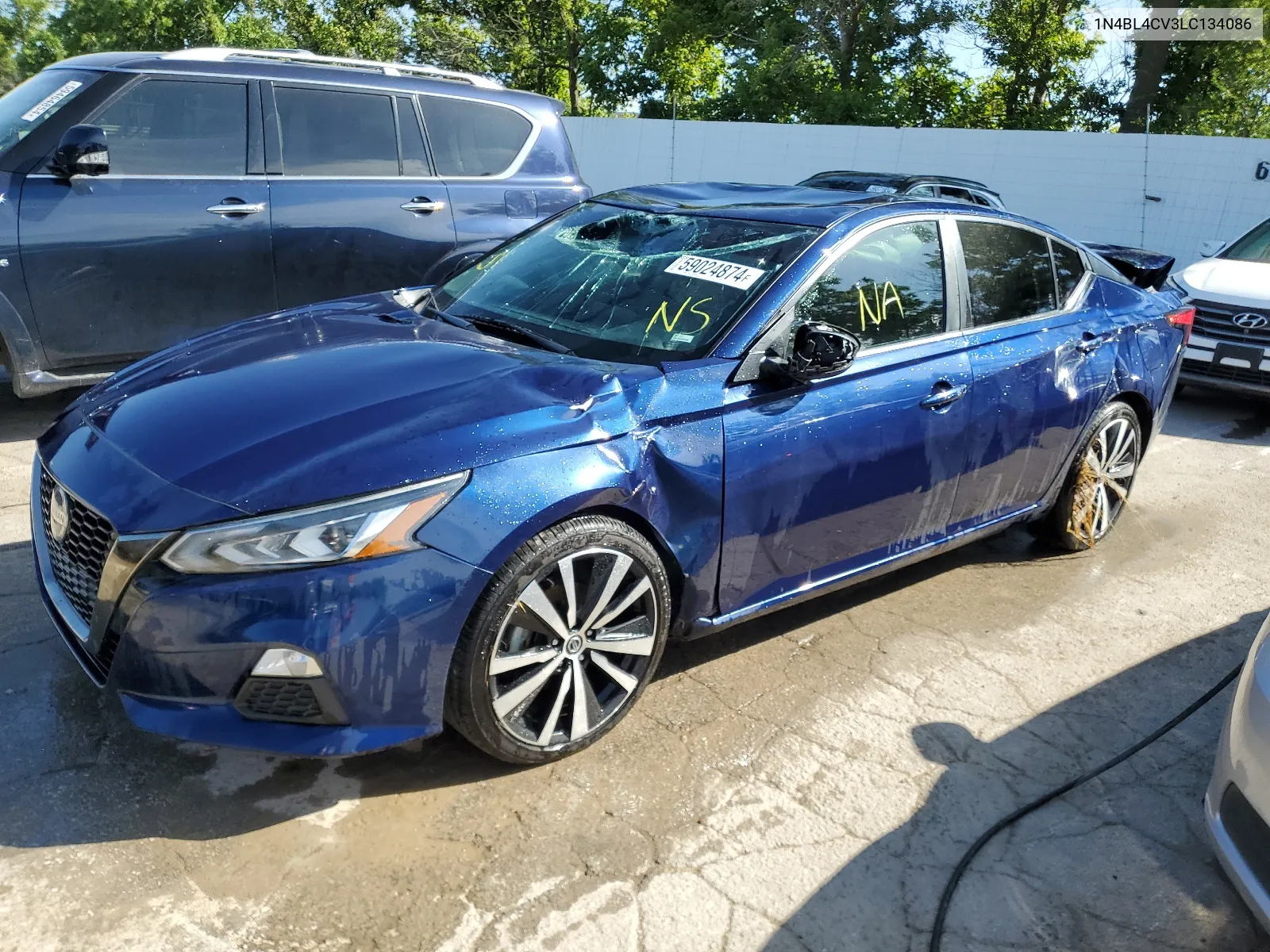 2020 Nissan Altima Sr VIN: 1N4BL4CV3LC134086 Lot: 59024874