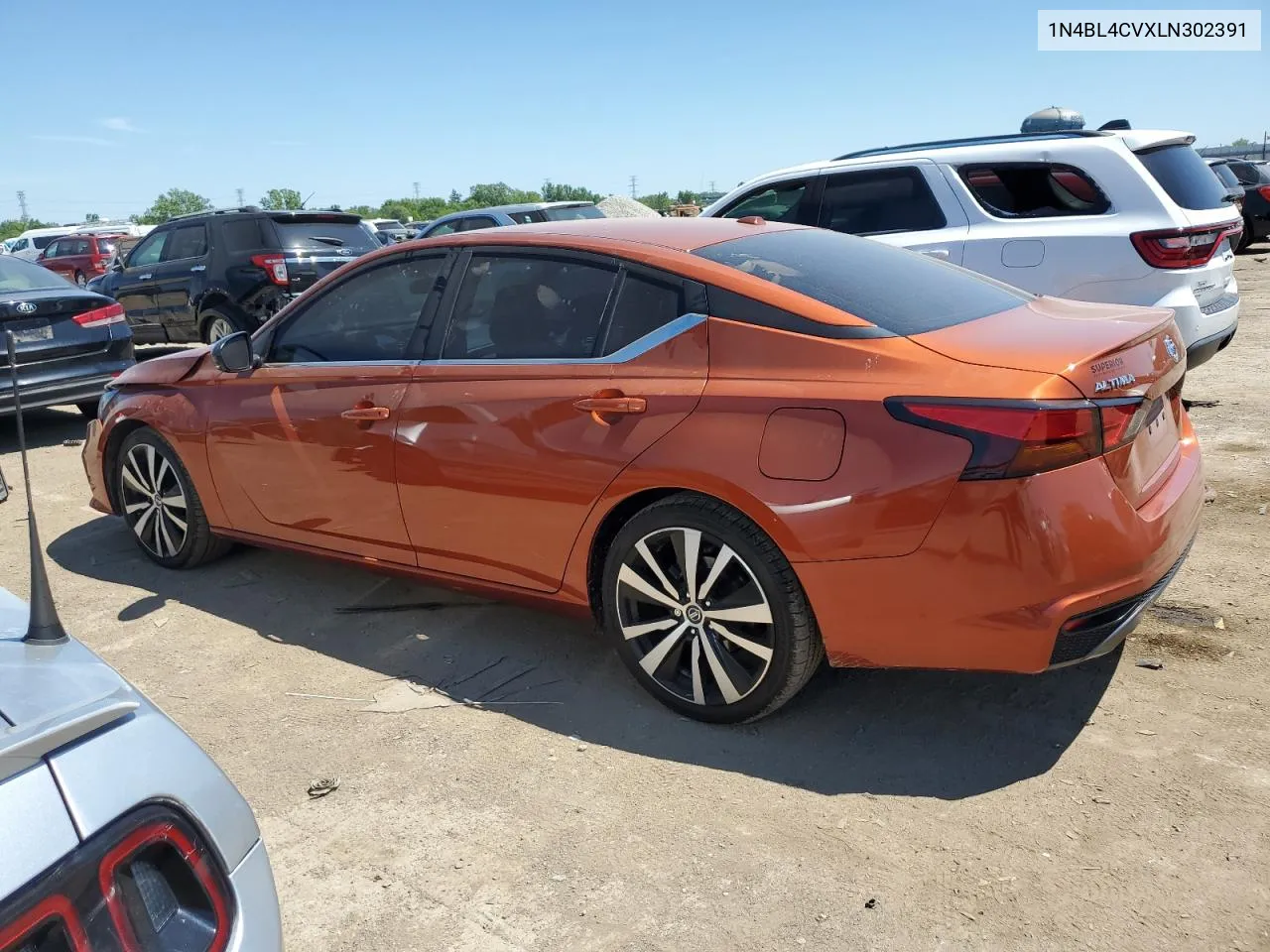 2020 Nissan Altima Sr VIN: 1N4BL4CVXLN302391 Lot: 61038344