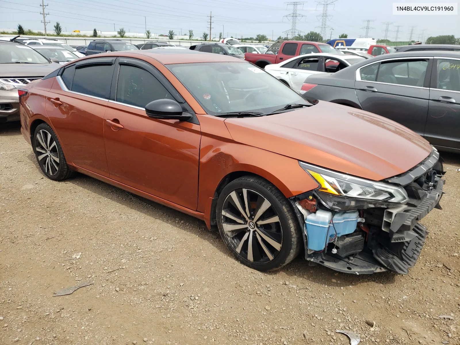 1N4BL4CV9LC191960 2020 Nissan Altima Sr