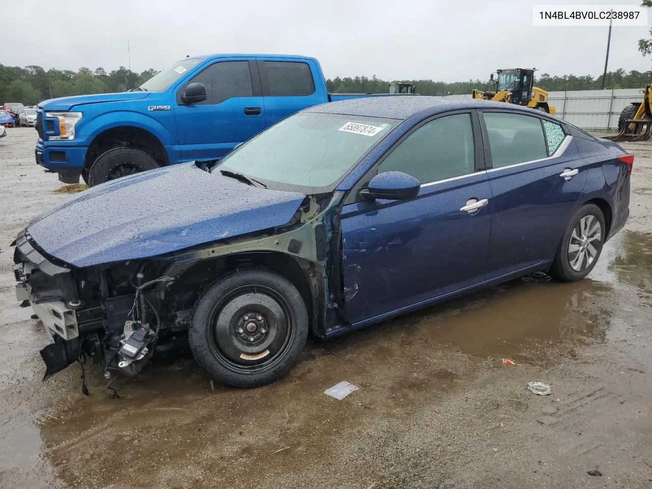 2020 Nissan Altima S VIN: 1N4BL4BV0LC238987 Lot: 65897874