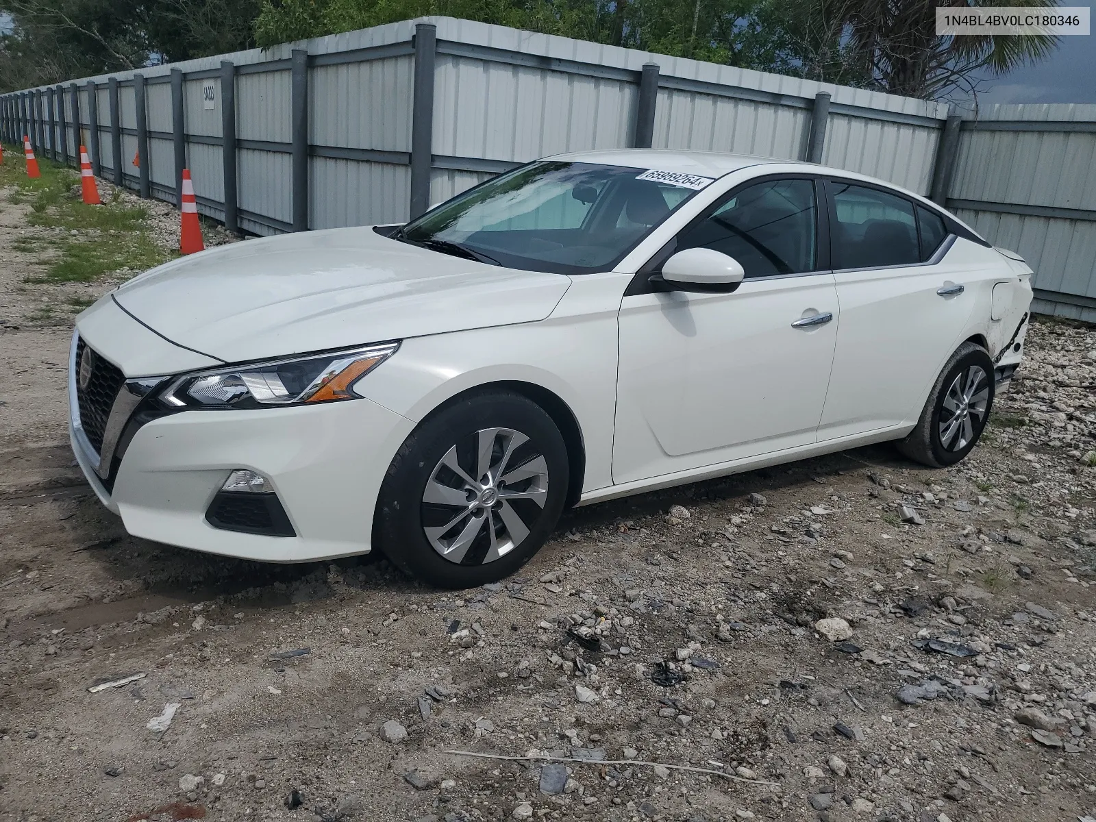 2020 Nissan Altima S VIN: 1N4BL4BV0LC180346 Lot: 65959264