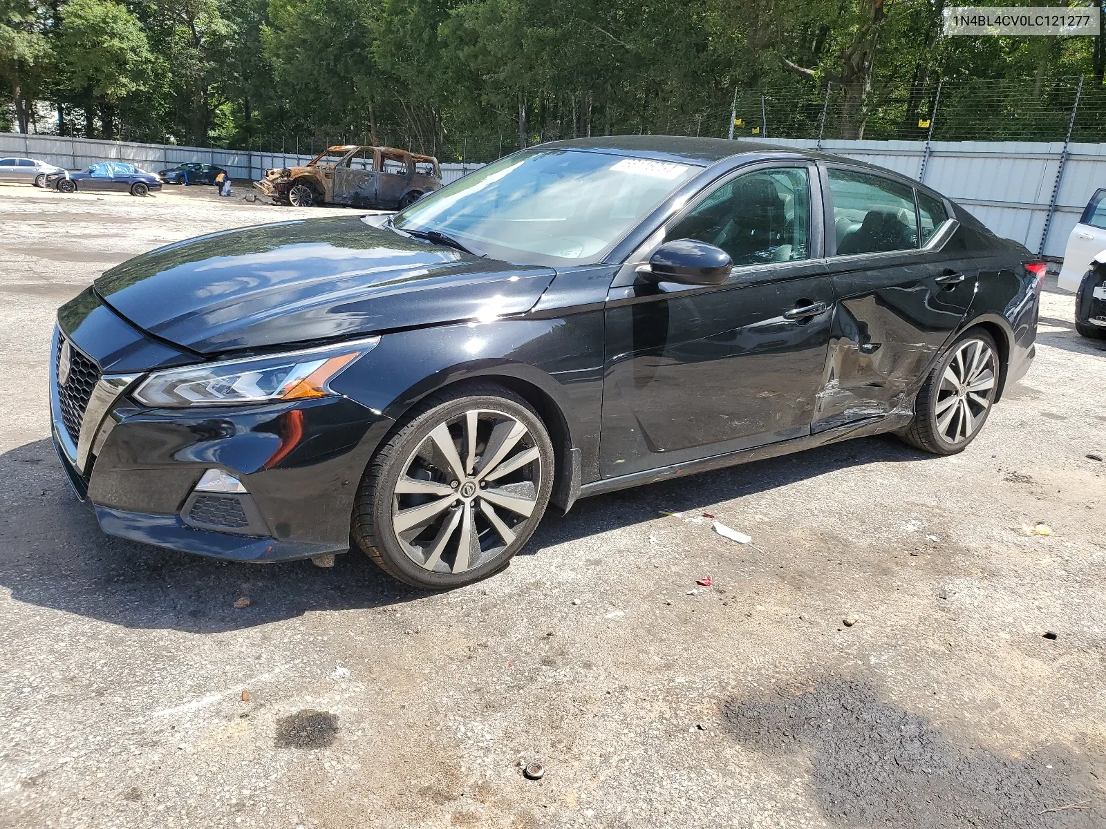 2020 Nissan Altima Sr VIN: 1N4BL4CV0LC121277 Lot: 66116254