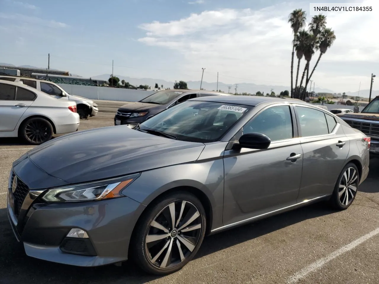 2020 Nissan Altima Sr VIN: 1N4BL4CV1LC184355 Lot: 66365104