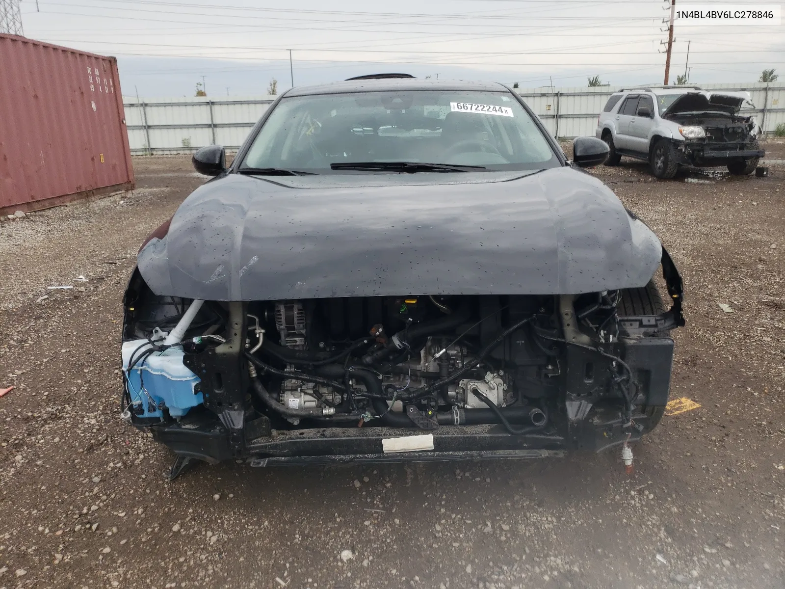 2020 Nissan Altima S VIN: 1N4BL4BV6LC278846 Lot: 66722244